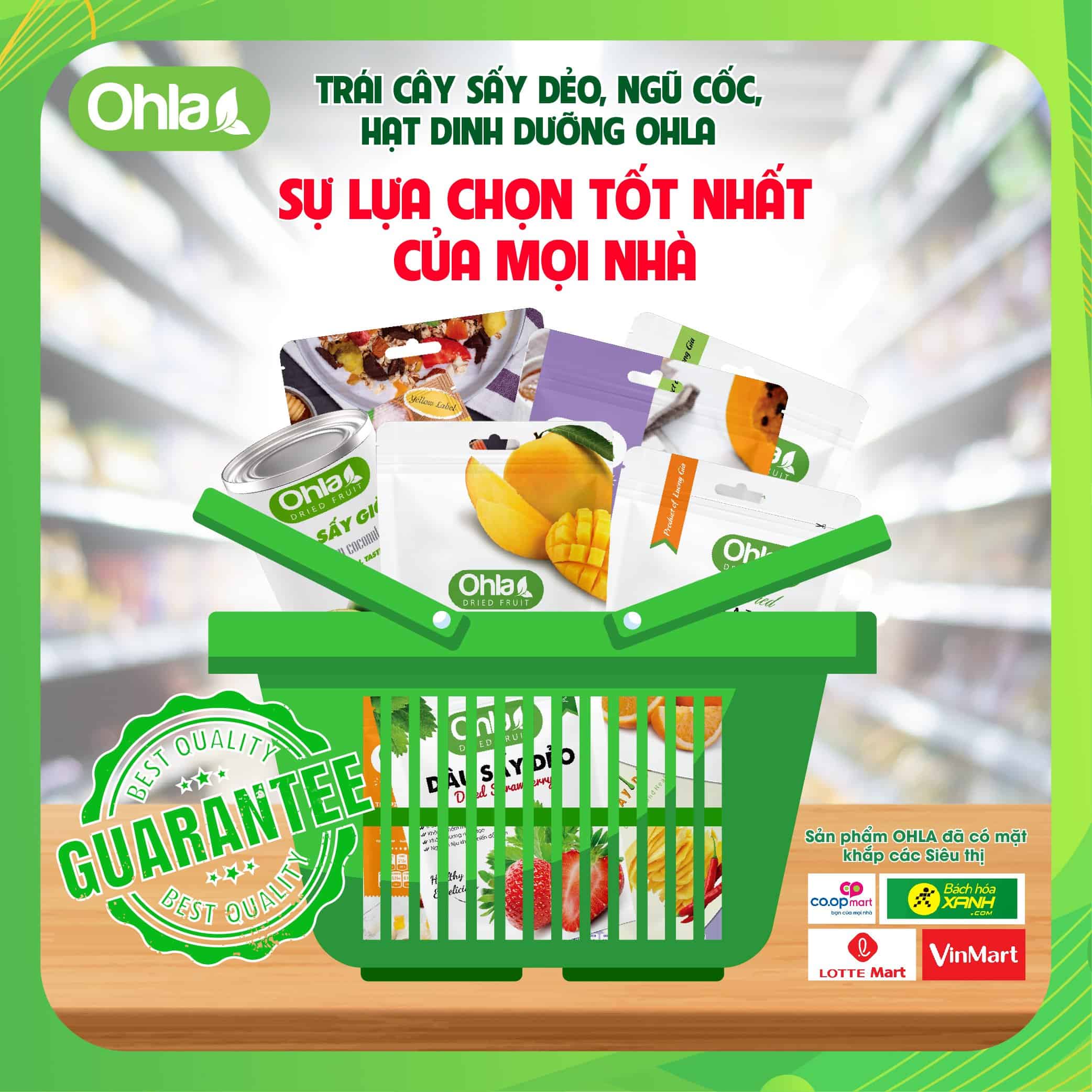 các siêu thị bán sản phẩm ohla