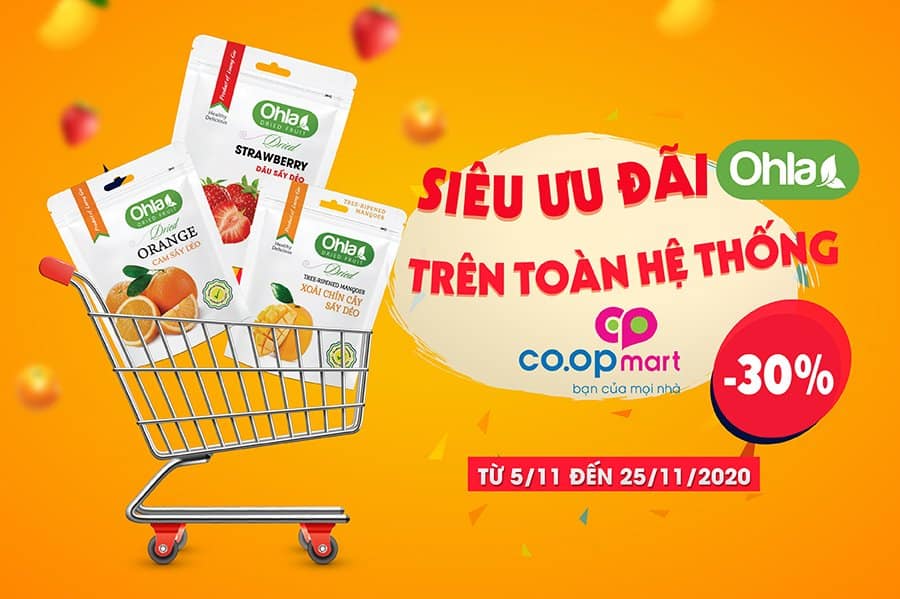 Ngày bất ngờ với siêu ưu đãi trên toàn hệ thống Coopmart