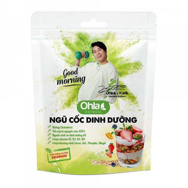 ngũ cốc dinh dưỡng sáng ohla x karik sáng