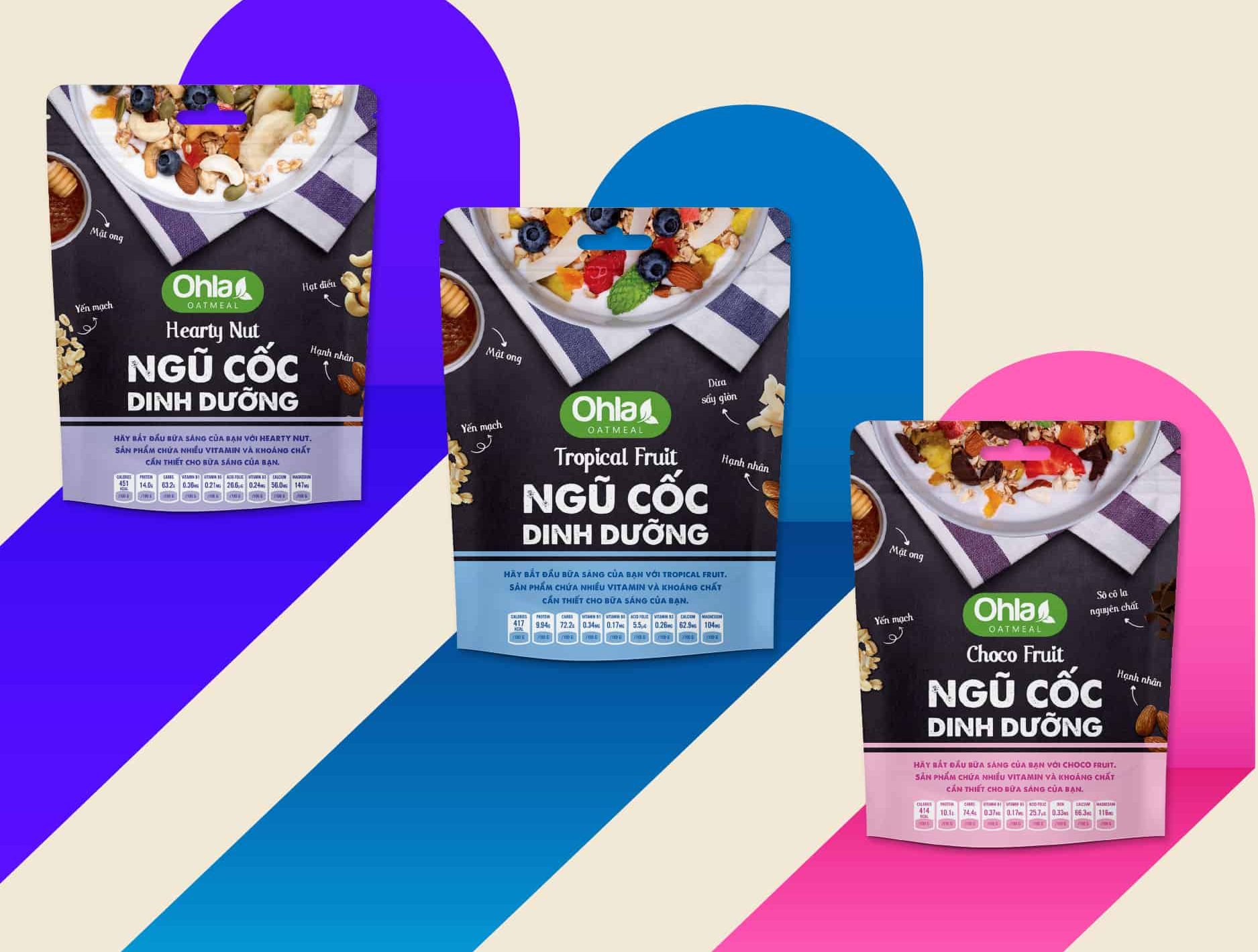 OHLA NGŨ CỐC và TRÁI CÂY SẤY DẺO