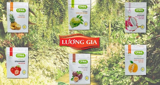 Trái cây sấy dẻo ngon mê ly của Lương Gia