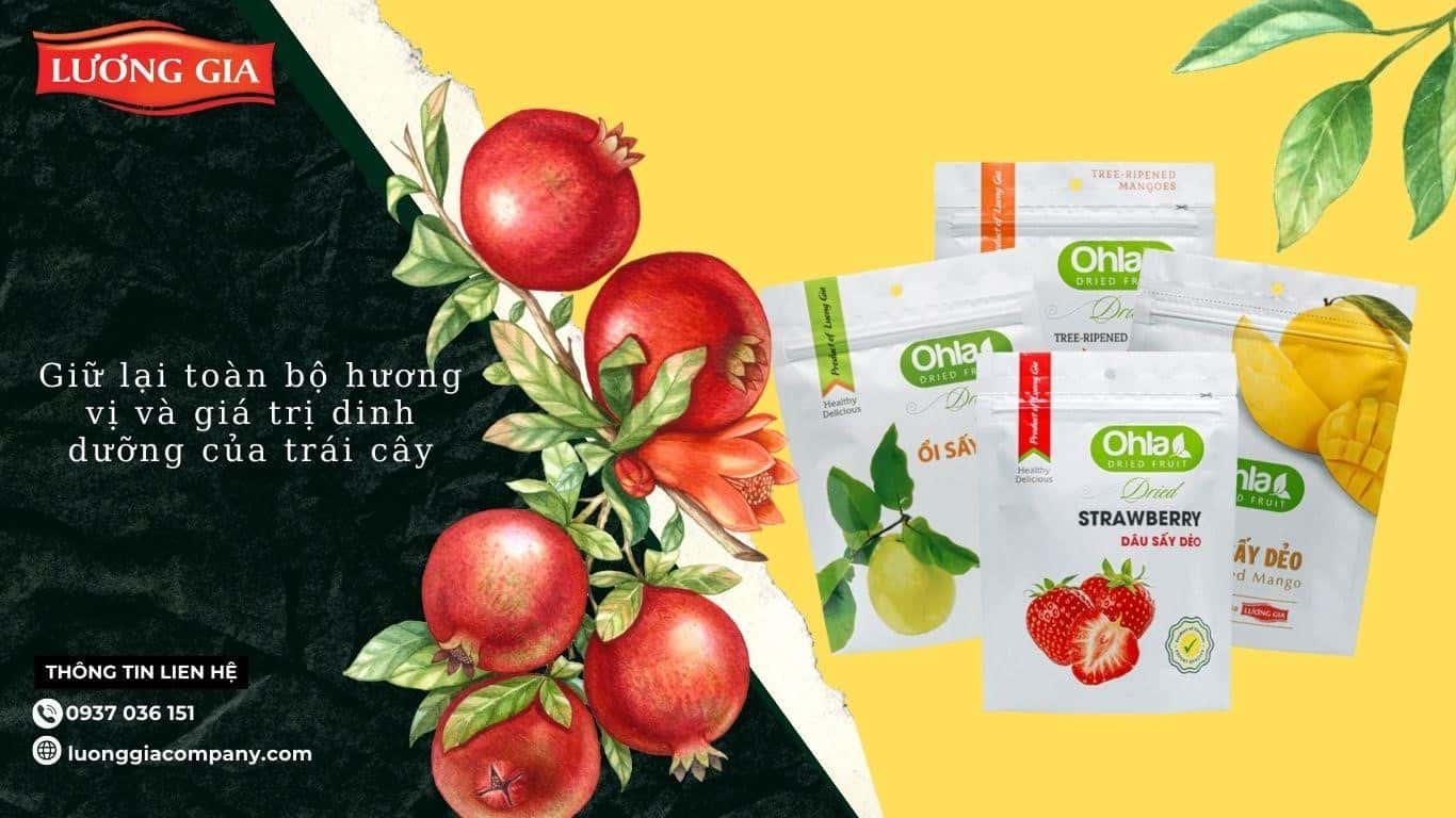 Sự bổ dưỡng của Trái cây sấy dẻo