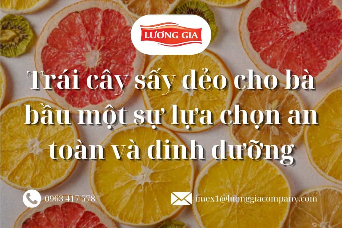 Những loại trái cây sấy dẻo cho bà bầu tốt nhất