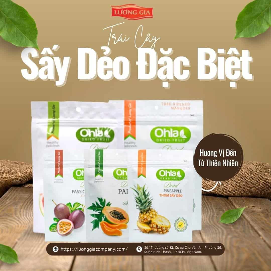 Lợi ích của trái cây sấy dẻo Lương Gia