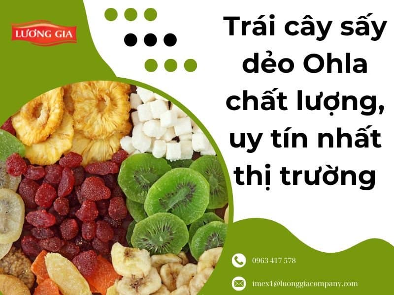 Trái cây sấy Ohla không chỉ là món ăn vặt ngon miệng mà còn cung cấp nhiều dưỡng chất quan trọng cho cơ thể