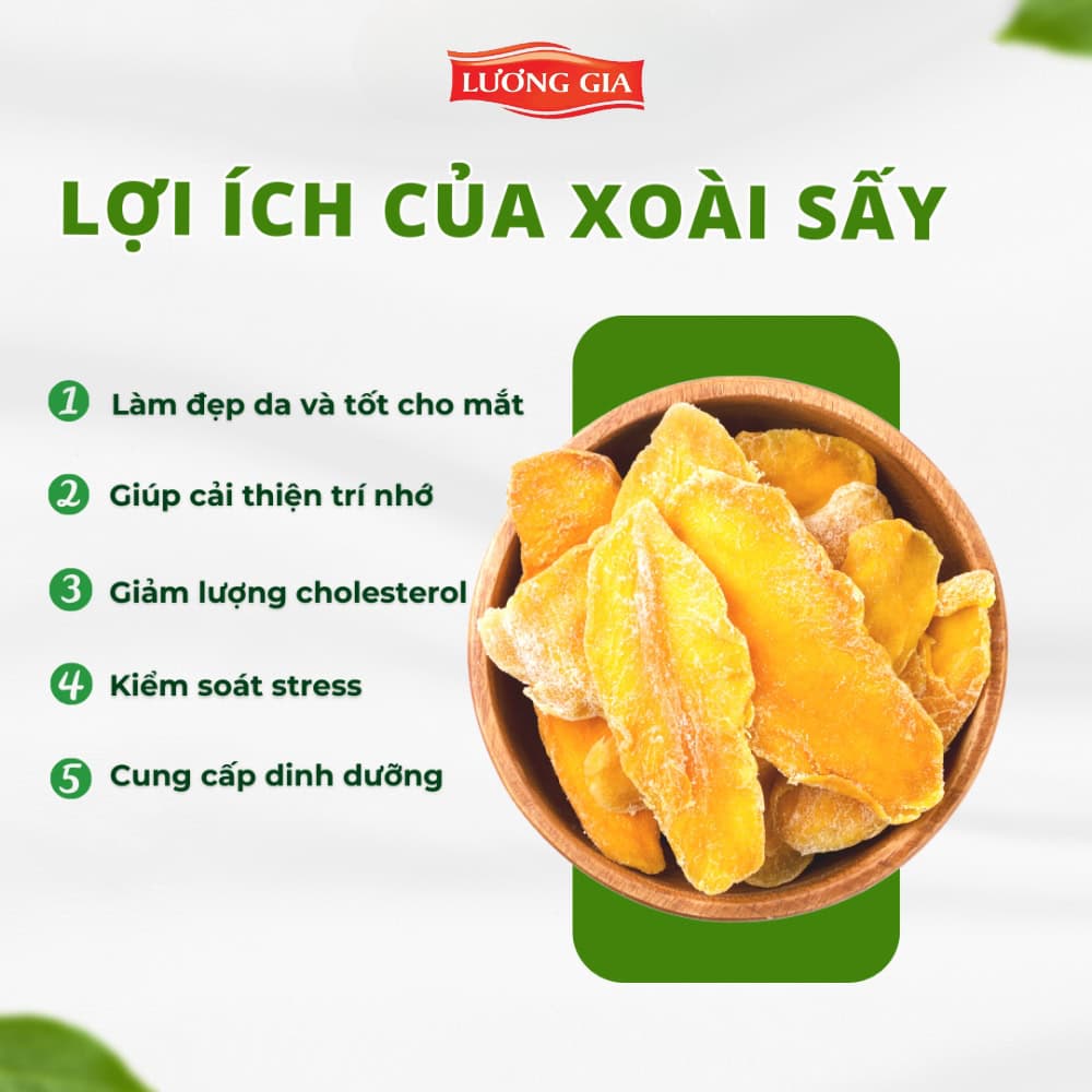 Lợi ích của xoài sấy dẻo