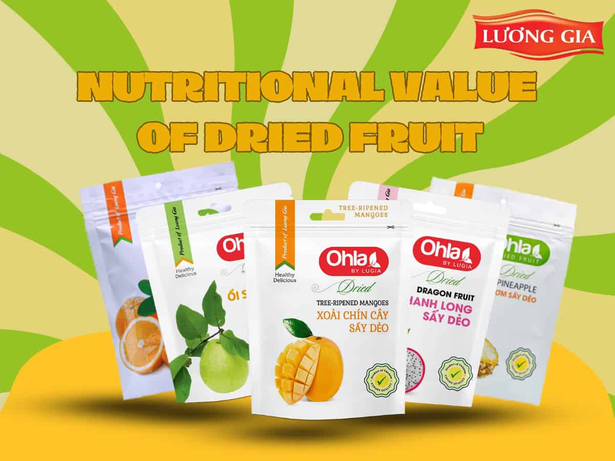 Nutritional value of dried fruit dinh dưỡng tuyệt hảo