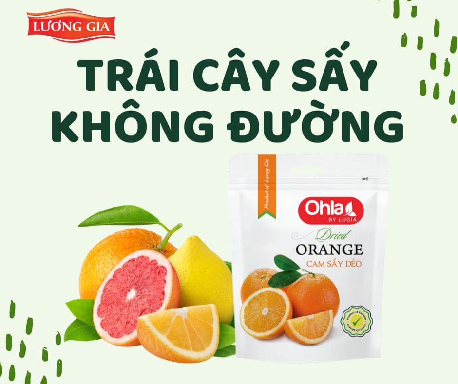 Trái cây sấy dẻo không đường