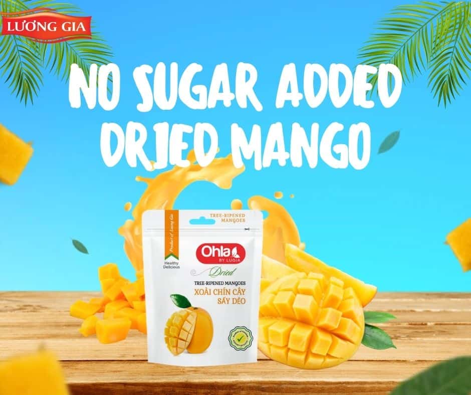 no sugar added dried mango
