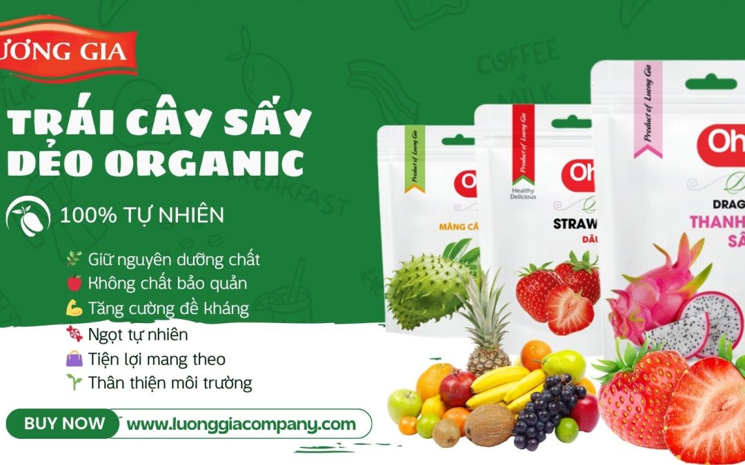 Trái cây sấy dẻo vị tự nhiên chuẩn từ từng lát trái cây