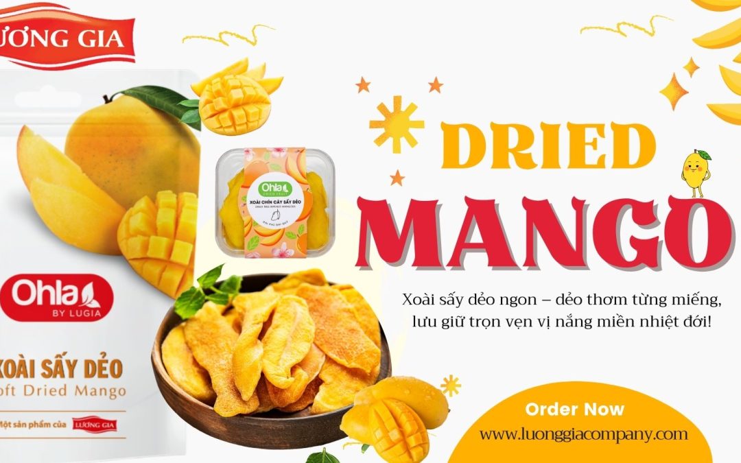 Xoài sấy dẻo ngon đúng điệu món ăn vặt khiến ai cũng ghiền