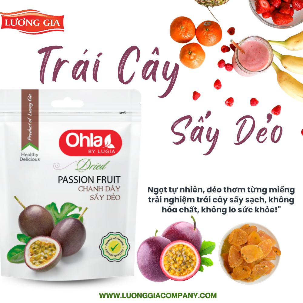 Trái cây sấy không chất bảo quản