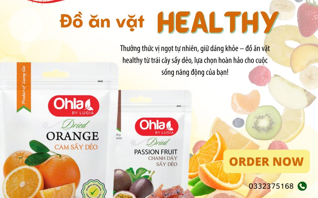 Đồ ăn vặt healthy vừa ngon vừa tốt cho sức khỏe
