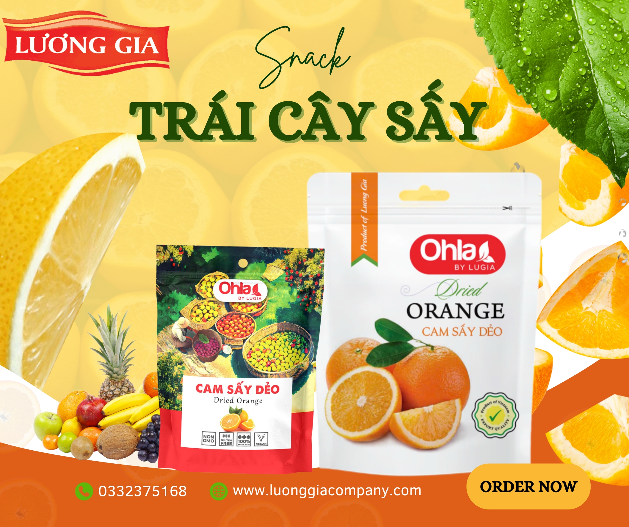 Snack trái cây sấy
