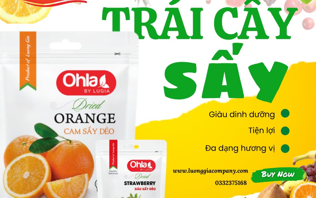 Trái Cây Sấy Món Ăn Vặt Lành Mạnh, Tiện Lợi Cho Mọi Nhà