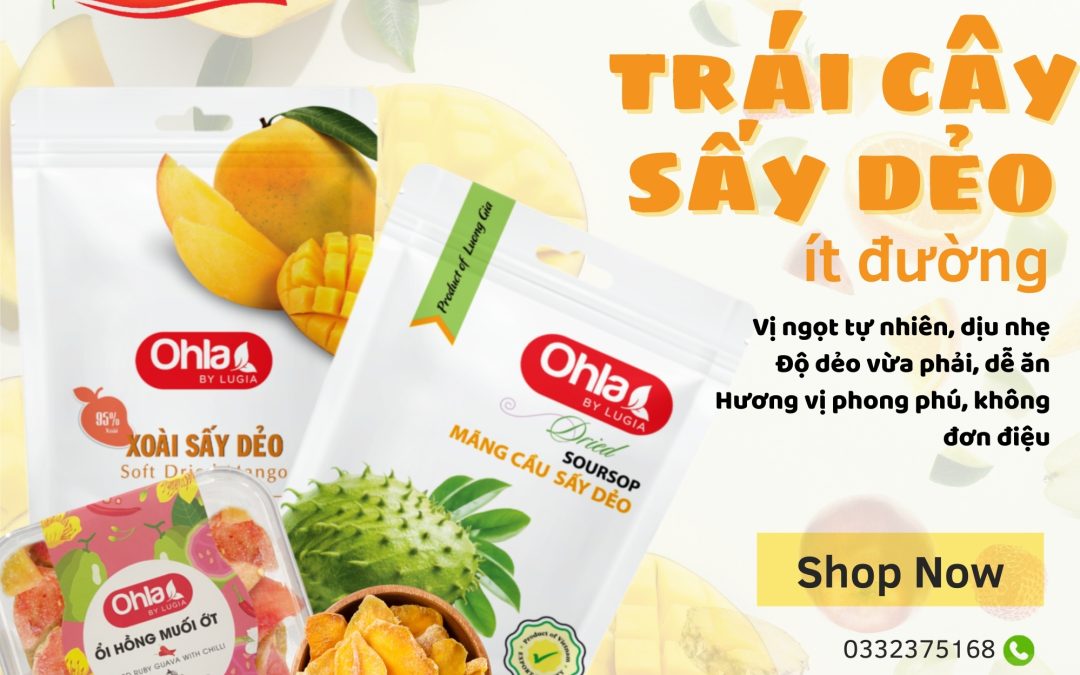 Trái cây sấy dẻo ít đường lựa chọn ngon miệng cho người ăn kiêng