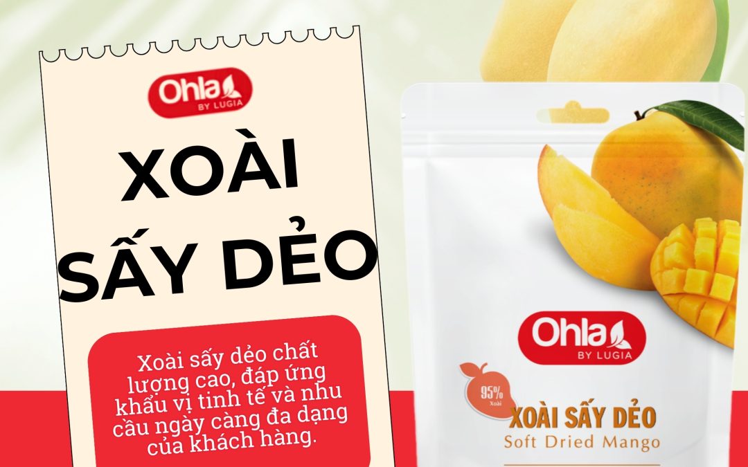 Xoài sấy dẻo món ăn vặt ngọt lành từ thiên nhiên