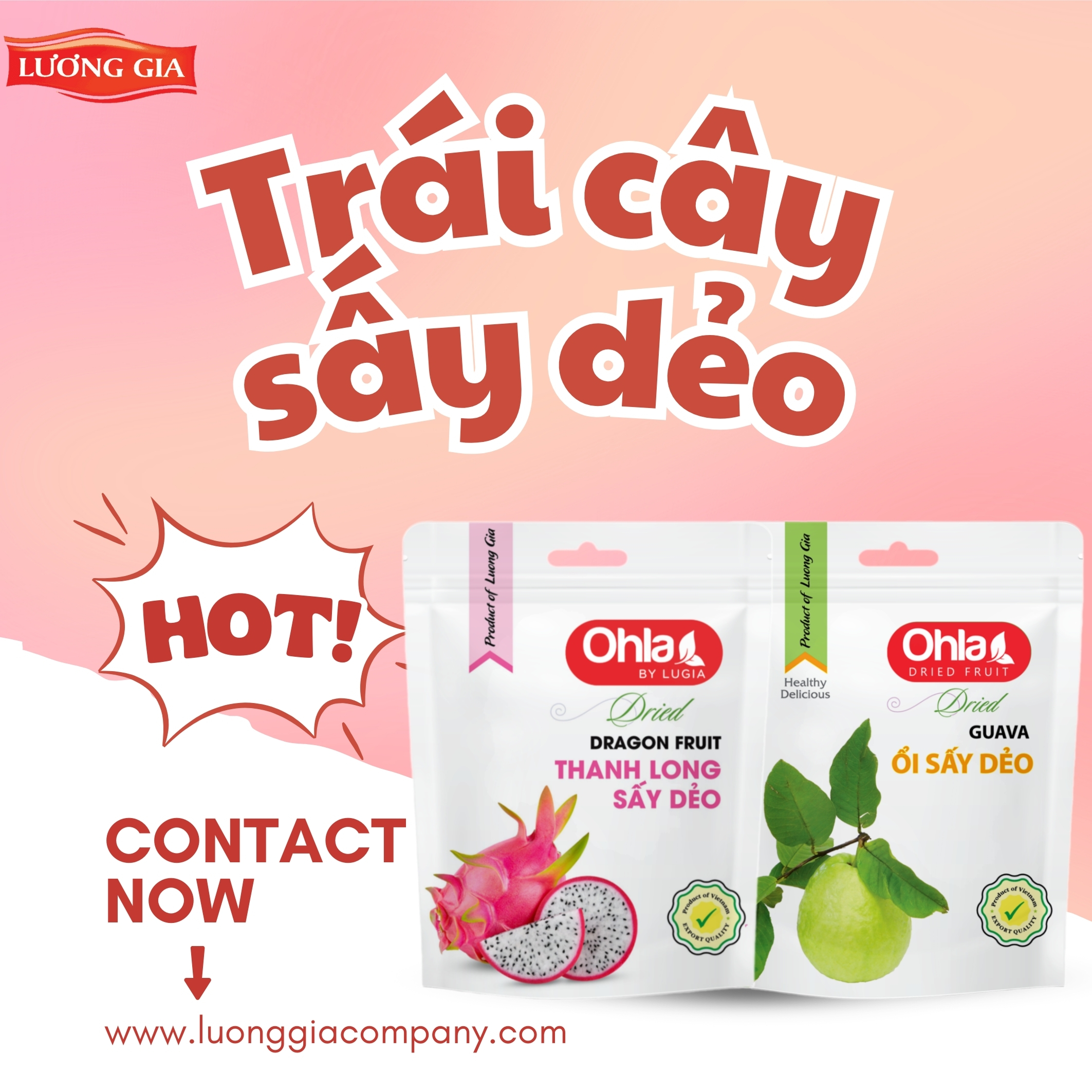 Trái cây sấy dẻo Ohla thập cẩm
