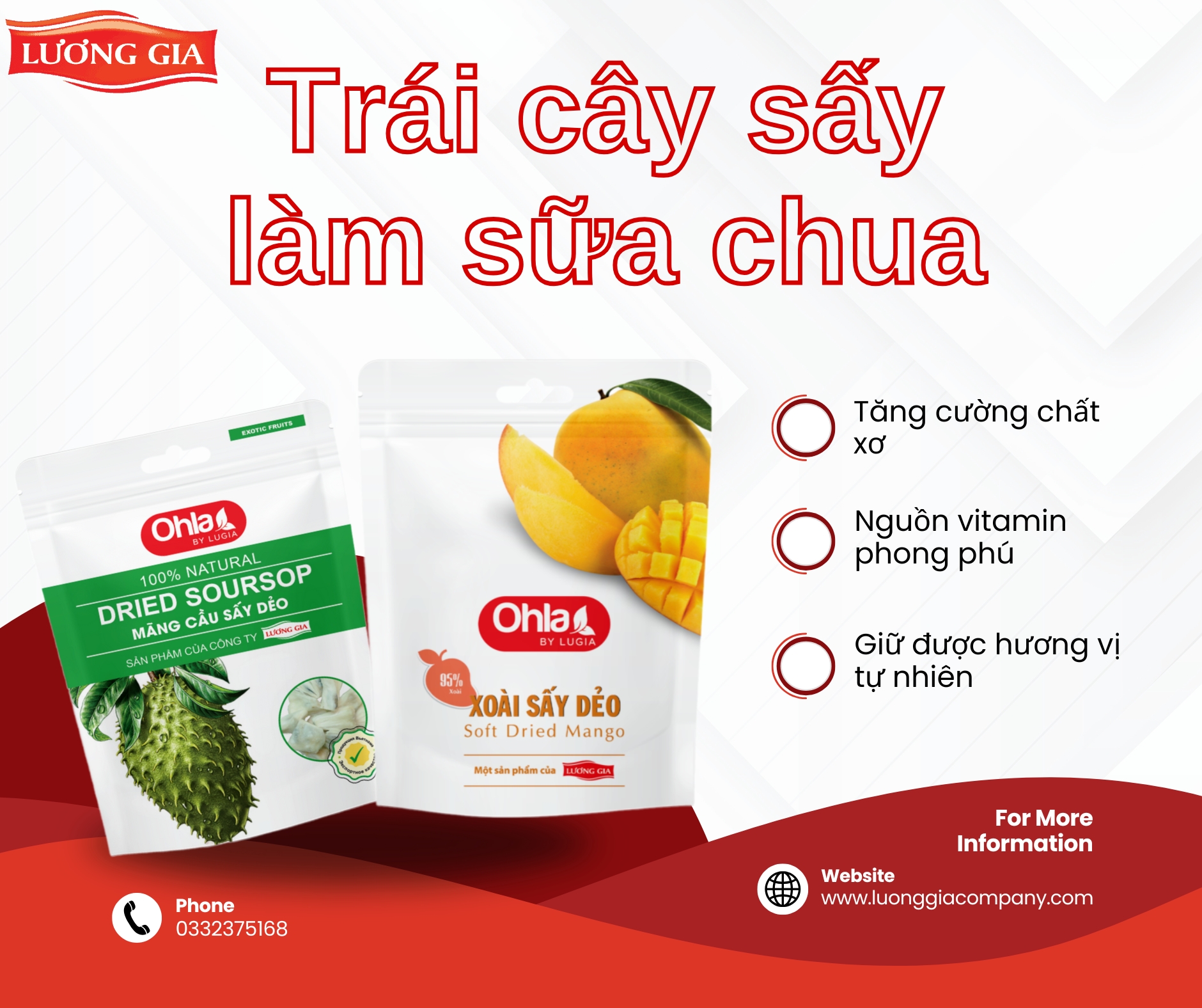 Trái cây sấy làm sữa chua