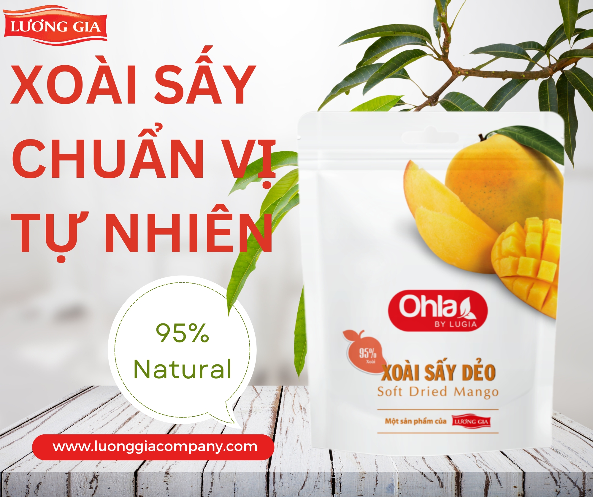 Xoài sấy chuẩn vị tự nhiên