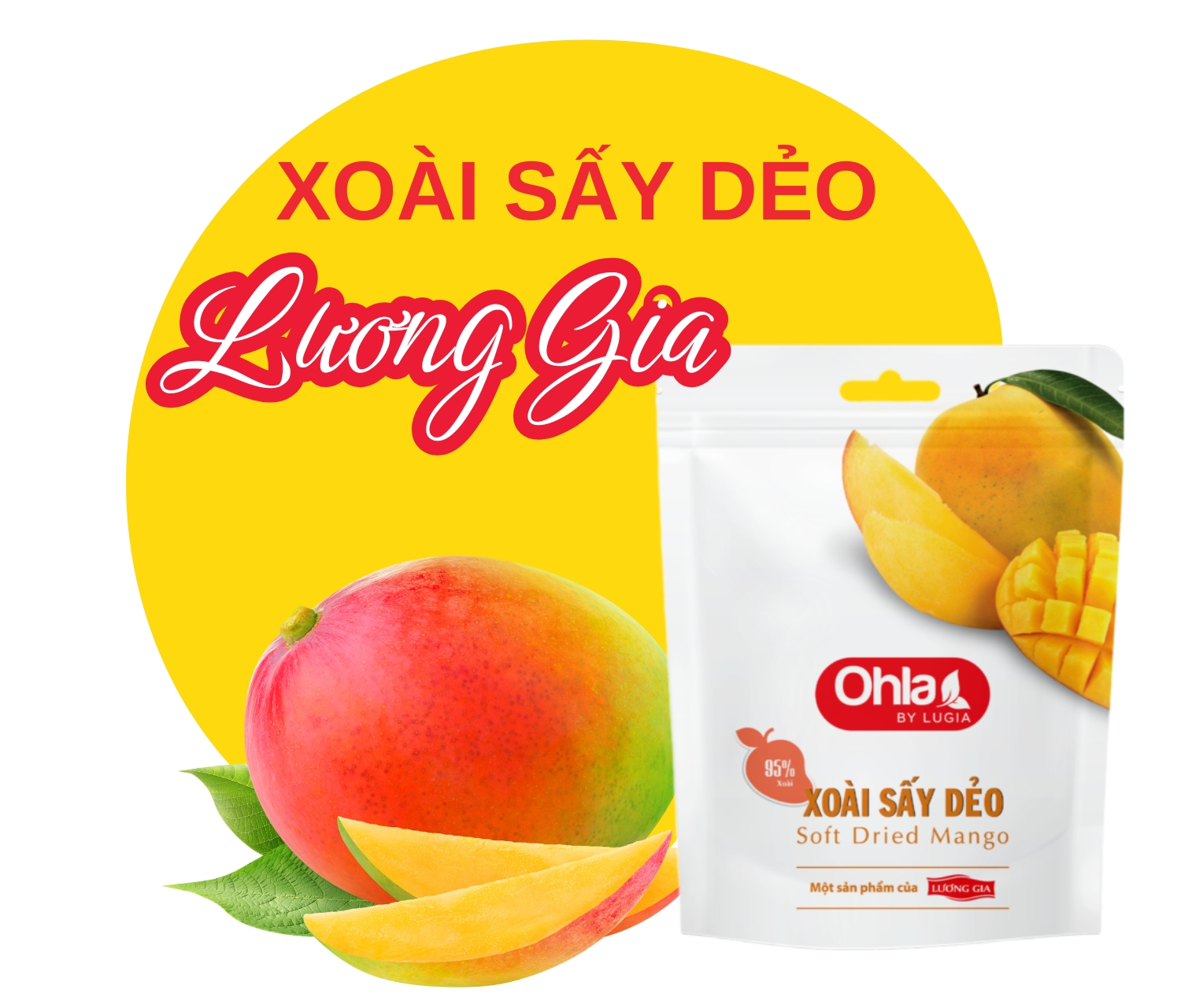 Thưởng Thức Ngon Ngọt Với Xoài Sấy Dẻo Mềm
