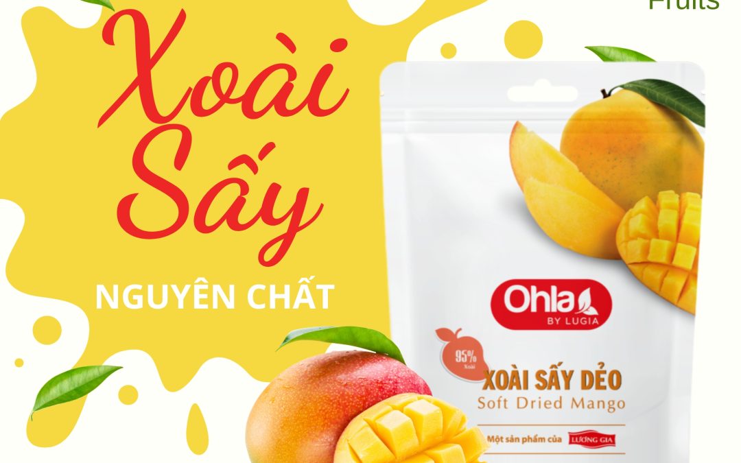 Xoài sấy nguyên chất lựa chọn an toàn cho sức khỏe cùng Lương Gia