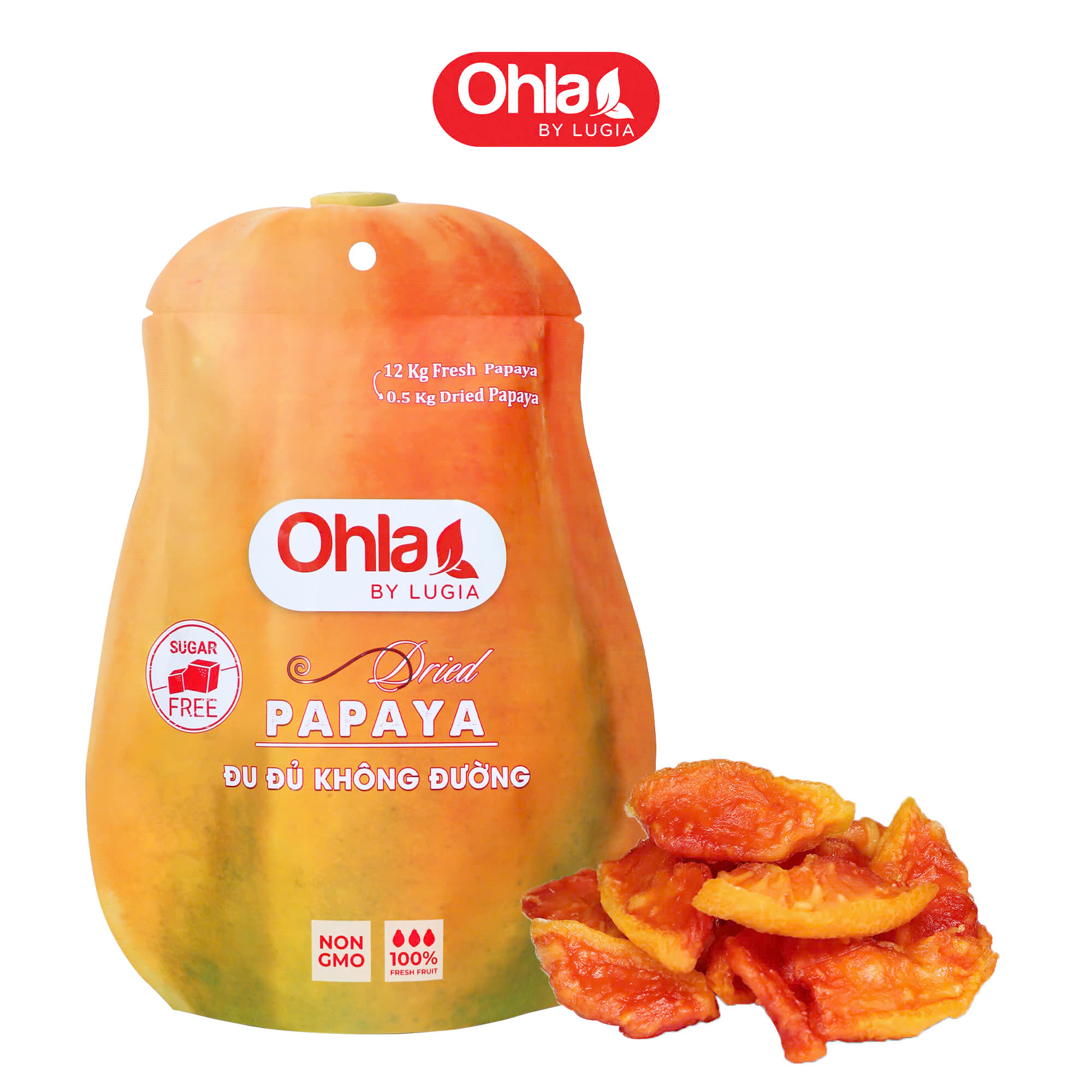 Đu đủ sấy dẻo không đường – lựa chọn lành mạnh từ thiên nhiên