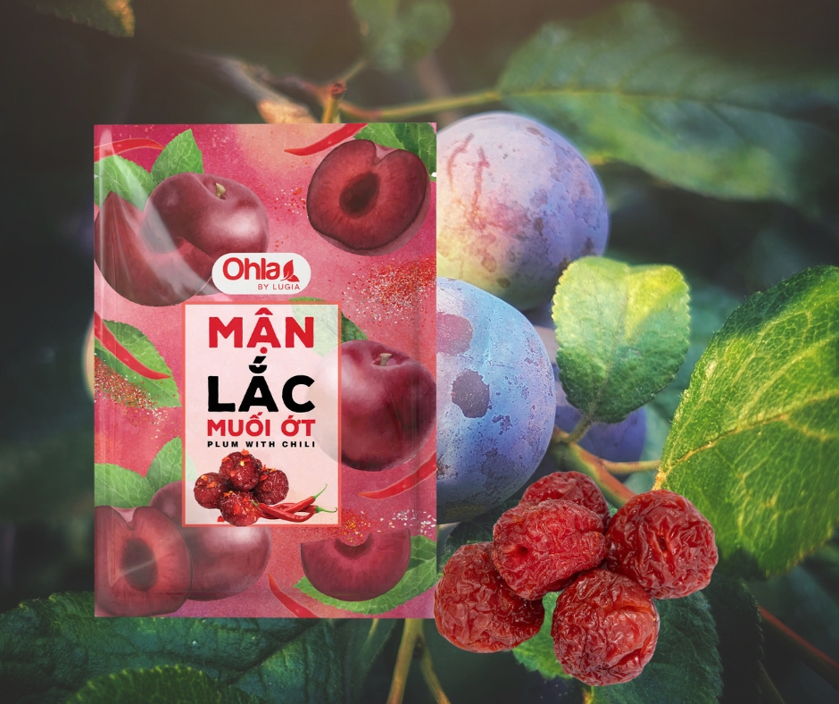 Mận lắc muối ớt – Hương vị Việt Nam gây thương nhớ từ Ohla thuộc thương hiệu Lương Gia