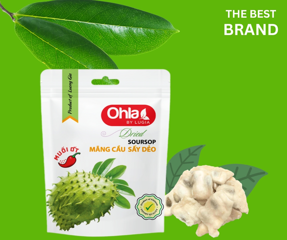 Mãng cầu sấy dẻo giữ trọn vị ngọt tự nhiên