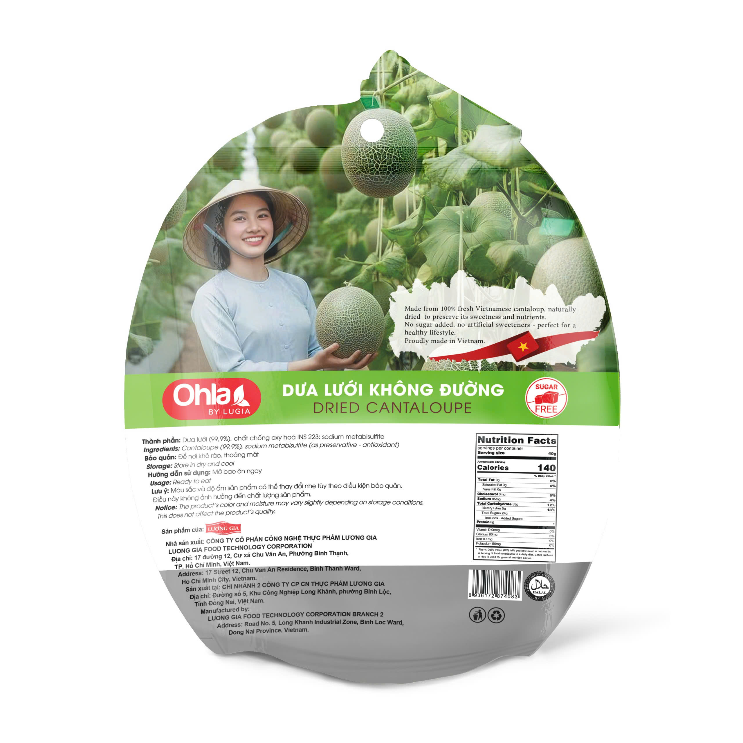 Dưa Lưới Sấy Dẻo Không Đường - Image 3